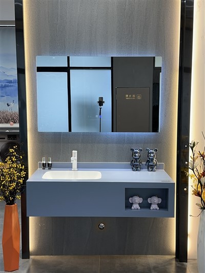 Kúpeľňová závesná bridlicová skrinka