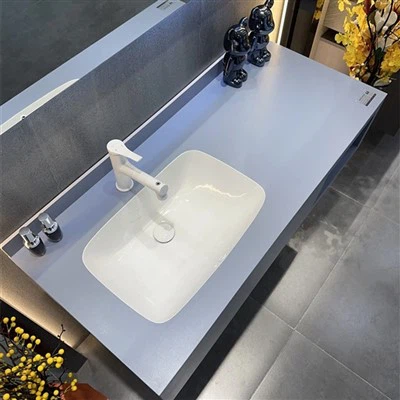 Nadčasová kúpeľňová bridlicová skrinka